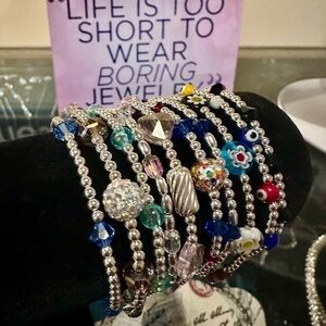 Colorful Beaded Bracelet Set